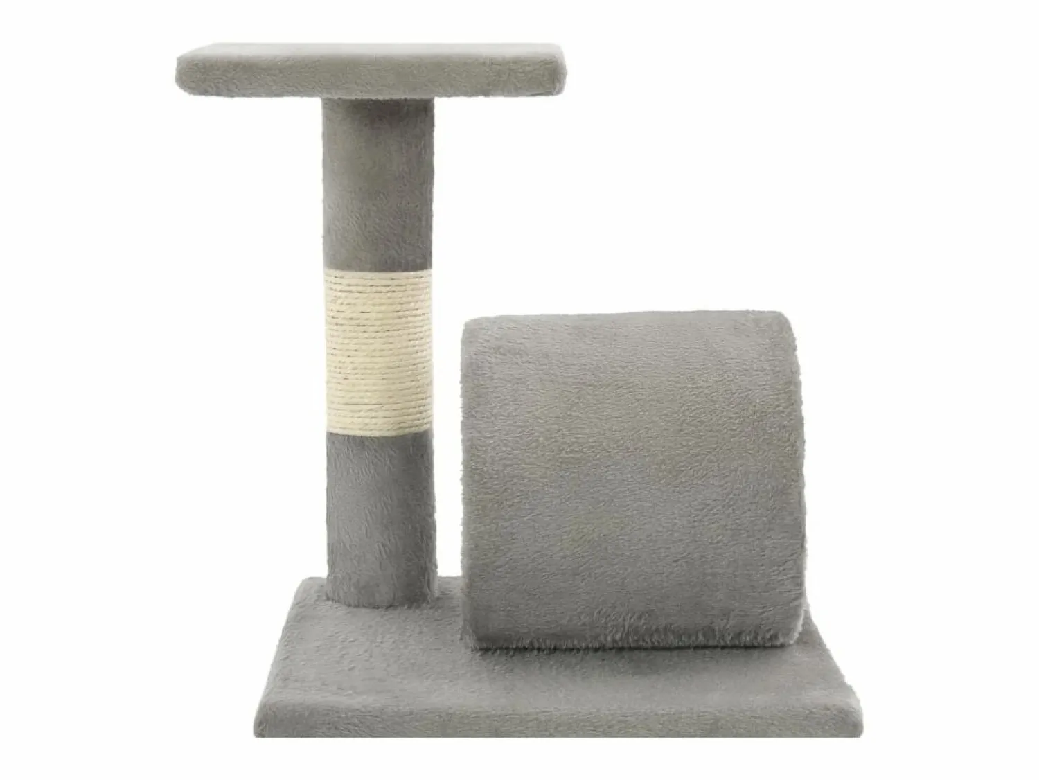 Best Clicnbuy Rascador para gatos con poste de sisal 65 cm Gris