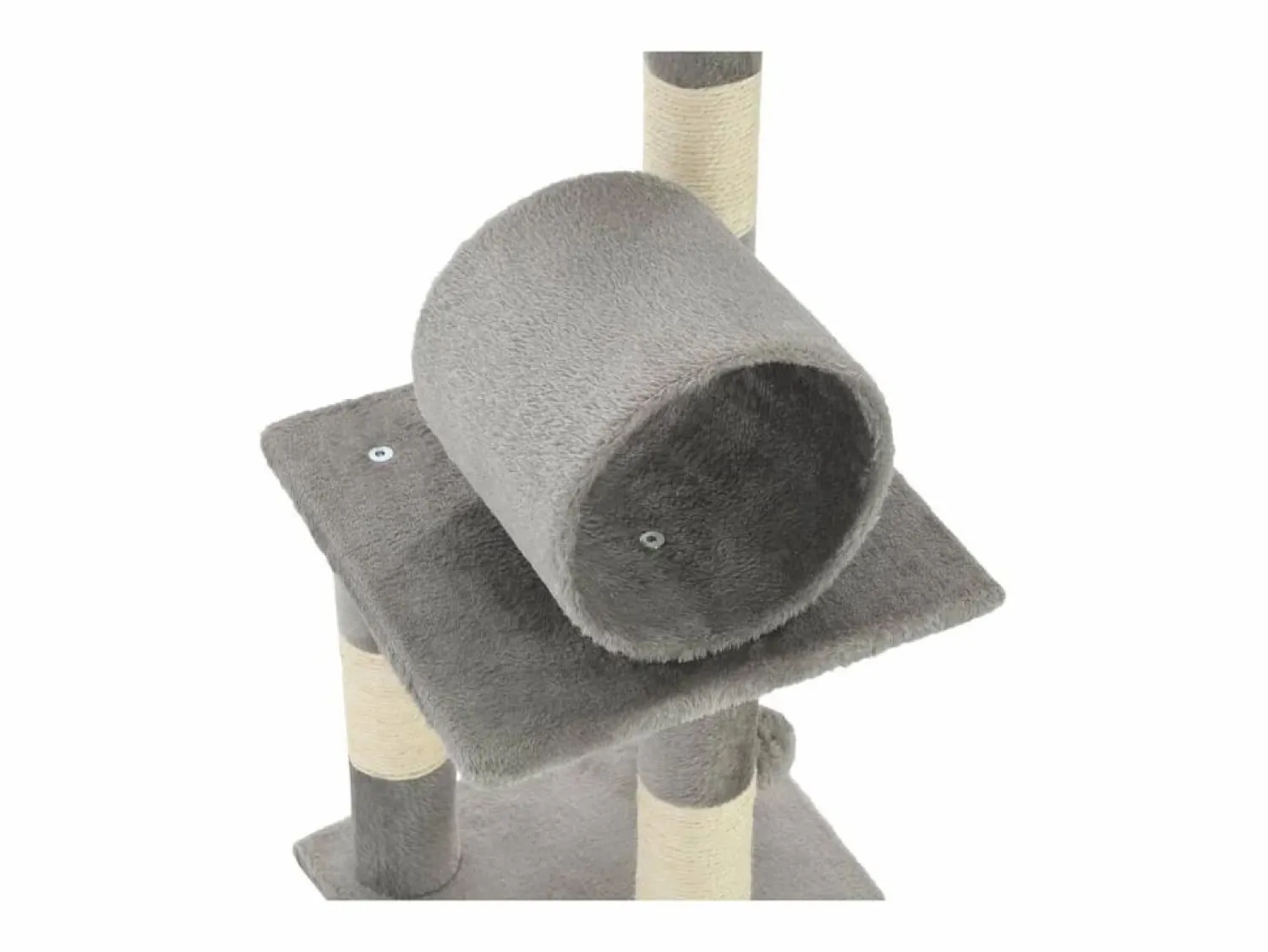 Best Clicnbuy Rascador para gatos con poste de sisal 65 cm Gris
