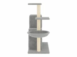 Discount Clicnbuy Rascador para gatos con postes de sisal claro 83 cm Gris