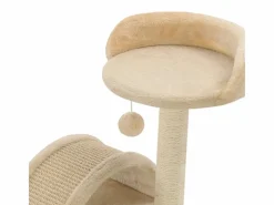 Discount Rascador para gatos con poste de sisal 40 cm y marrón Juego De Animales
