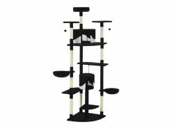 Sale Rascador para gatos con poste de sisal y blanco 203 cm ES246705 Juego De Animales