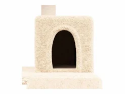 Clicnbuy Rascador para gatos con postes de sisal color 82 cm