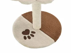 Best Clicnbuy Rascador para gatos con poste de sisal 40 cm y marrón Beige