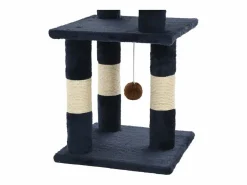 Clicnbuy Rascador para gatos con poste de sisal 65 cm Azul