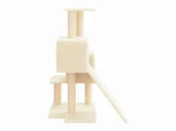 Clearance Clicnbuy Rascador para gatos con postes de sisal color 82 cm Crema
