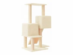 Clearance Clicnbuy Rascador para gatos con postes de sisal color 82 cm Crema