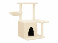 Hot Rascador para gatos con postes de sisal color 83 cm Juego De Animales