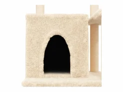 Hot Rascador para gatos con postes de sisal color 83 cm Juego De Animales
