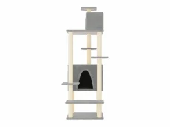 Online Rascador para gatos con postes de sisal claro 154 cm Juego De Animales