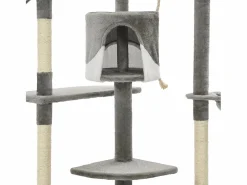 Discount Rascador para gatos con poste de sisal 203 cm y blanco ES387811 Juego De Animales