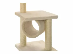 Clicnbuy Rascador para gatos con poste rascador de sisal 65 cm