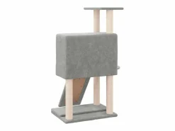 Clicnbuy Rascador para gatos con postes de sisal claro 96 cm