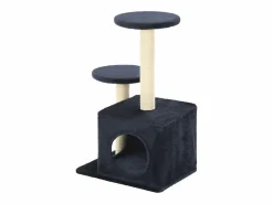 Best Clicnbuy Rascador para gatos con poste de sisal oscuro 60 cm Azul
