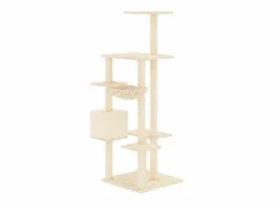 Hot Rascador para gatos con postes de sisal color 142 cm Juego De Animales