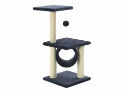 Clearance Rascador para gatos con poste de sisal 65 cm oscuro Juego De Animales