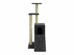 Sale Clicnbuy Rascador para gatos con postes de sisal oscuro 92 cm Gris