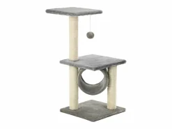 Clicnbuy Rascador para gatos con poste rascador de sisal 65 cm Gris