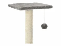 Clicnbuy Rascador para gatos con poste rascador de sisal 65 cm Gris