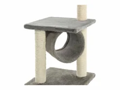 Clicnbuy Rascador para gatos con poste rascador de sisal 65 cm Gris