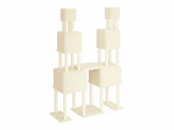 New Clicnbuy Rascador para gatos con postes de sisal color 199 cm Crema