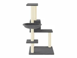 Hot Clicnbuy Rascador para gatos con postes de sisal oscuro 95 cm Gris