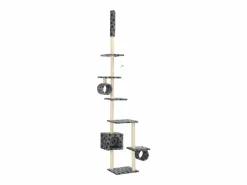 Clicnbuy Rascador para gatos con poste de sisal huellas 260 cm