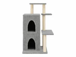 Best Rascador para gatos con postes de sisal claro 97 cm Juego De Animales