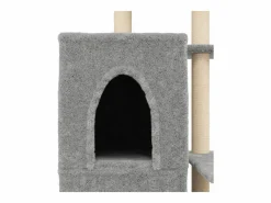 Best Rascador para gatos con postes de sisal claro 97 cm Juego De Animales