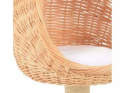 Hot Rascador para gatos con poste de sisal madera natural de sauce Juego De Animales