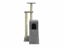 Clicnbuy Rascador para gatos con postes de sisal claro 92 cm