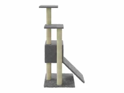 Clicnbuy Rascador para gatos con postes de sisal claro 92 cm