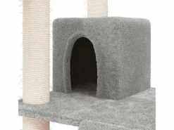 Discount Rascador para gatos con postes de sisal claro 83 cm Juego De Animales