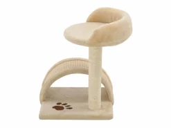 Rascador para gatos con poste de sisal 40 cm y marrón ES823293