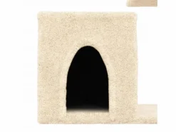 Rascador para gatos con postes de sisal color 50,5 cm Juego De Animales