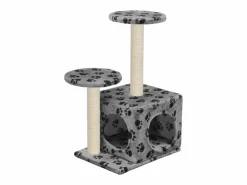 New Rascador para gatos con poste de sisal 60 cm huellas Juego De Animales