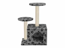 New Rascador para gatos con poste de sisal 60 cm huellas Juego De Animales