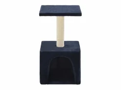Clicnbuy Rascador para gatos con poste de sisal 55 cm oscuro