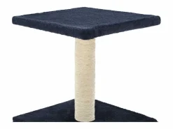 Clicnbuy Rascador para gatos con poste de sisal 55 cm oscuro