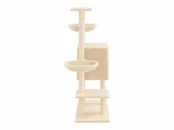 Clicnbuy Rascador para gatos con postes de sisal color 117 cm