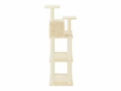 vidaxl Rascador para gatos con postes de sisal color 118,5 cm