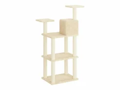 vidaxl Rascador para gatos con postes de sisal color 118,5 cm