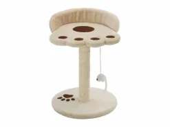 Rascador para gatos con poste de sisal 40 cm y marrón ES425747