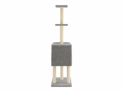 Discount Rascador para gatos con postes de sisal claro 145 cm Juego De Animales