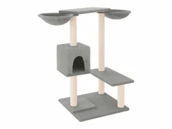 Clicnbuy Rascador para gatos con postes claro 82 cm