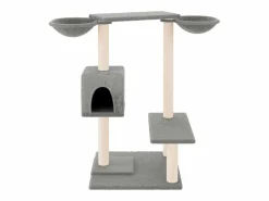 Clicnbuy Rascador para gatos con postes claro 82 cm