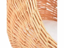 Clicnbuy Rascador para gatos con poste de sisal madera natural de sauce