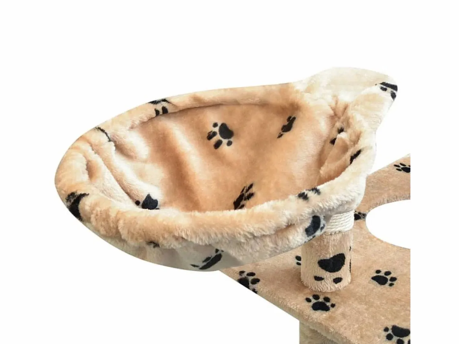 Discount Rascador para gatos poste rascador de sisal 150cm huellas Juego De Animales