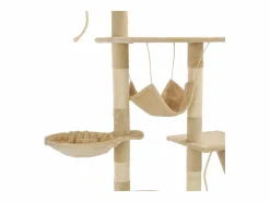 Clicnbuy Rascador para gatos poste rascador de sisal 230-250 cm