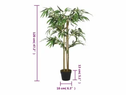 Discount Árbol de bambú artificial con 760 hojas 120 cm ES115361 Verde