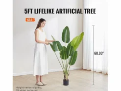 Outlet Árbol del Paraíso Artificial SucceBuy de 1,5 m, Planta Artificial Verde